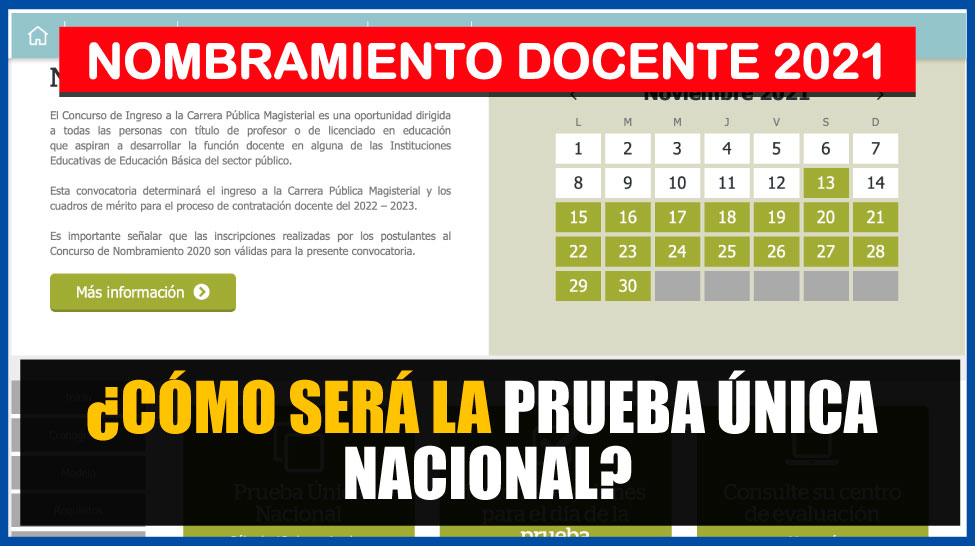 Nombramiento Docente C Mo Ser La Prueba Nica Nacional